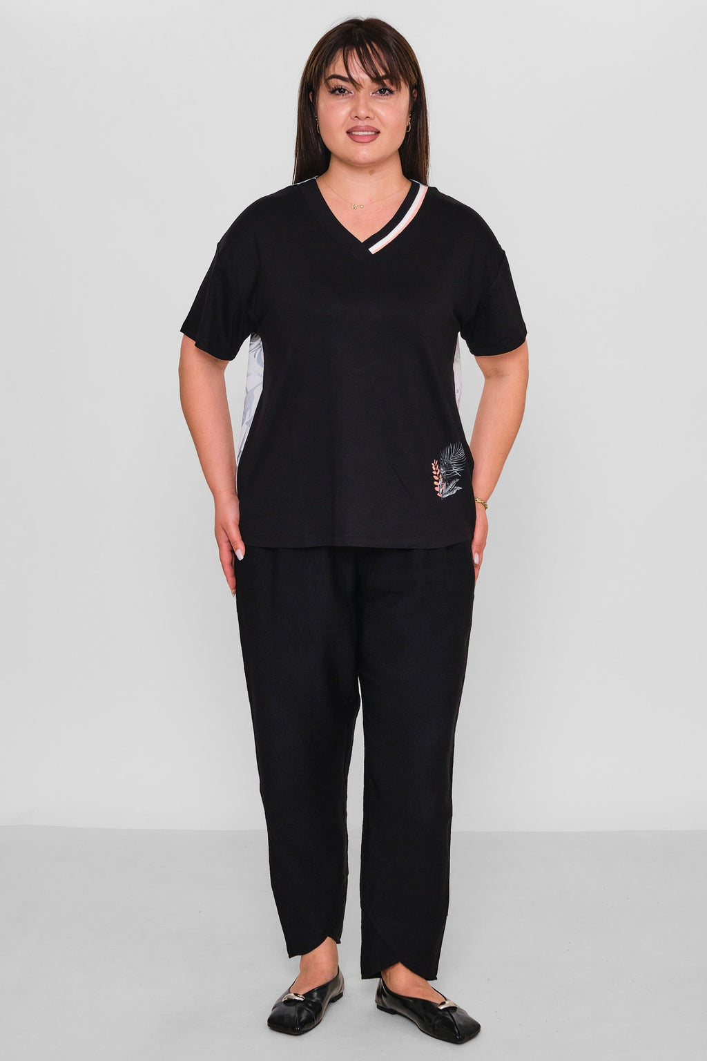 Xlife - Plus Size Blouse (XLF26Y7099) - 8690200189746