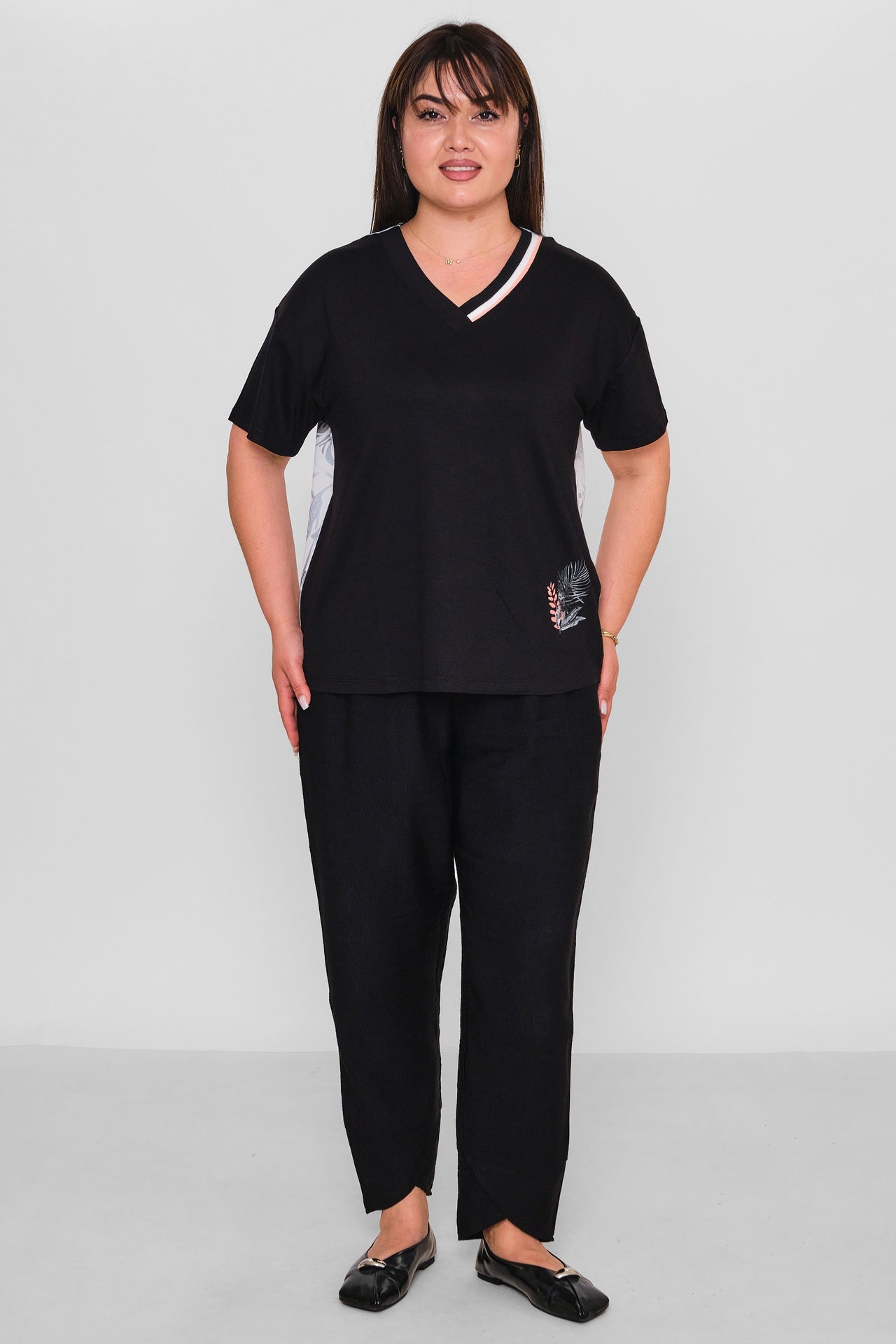 Xlife - Plus Size Blouse (XLF26Y7099) - 8690200189746