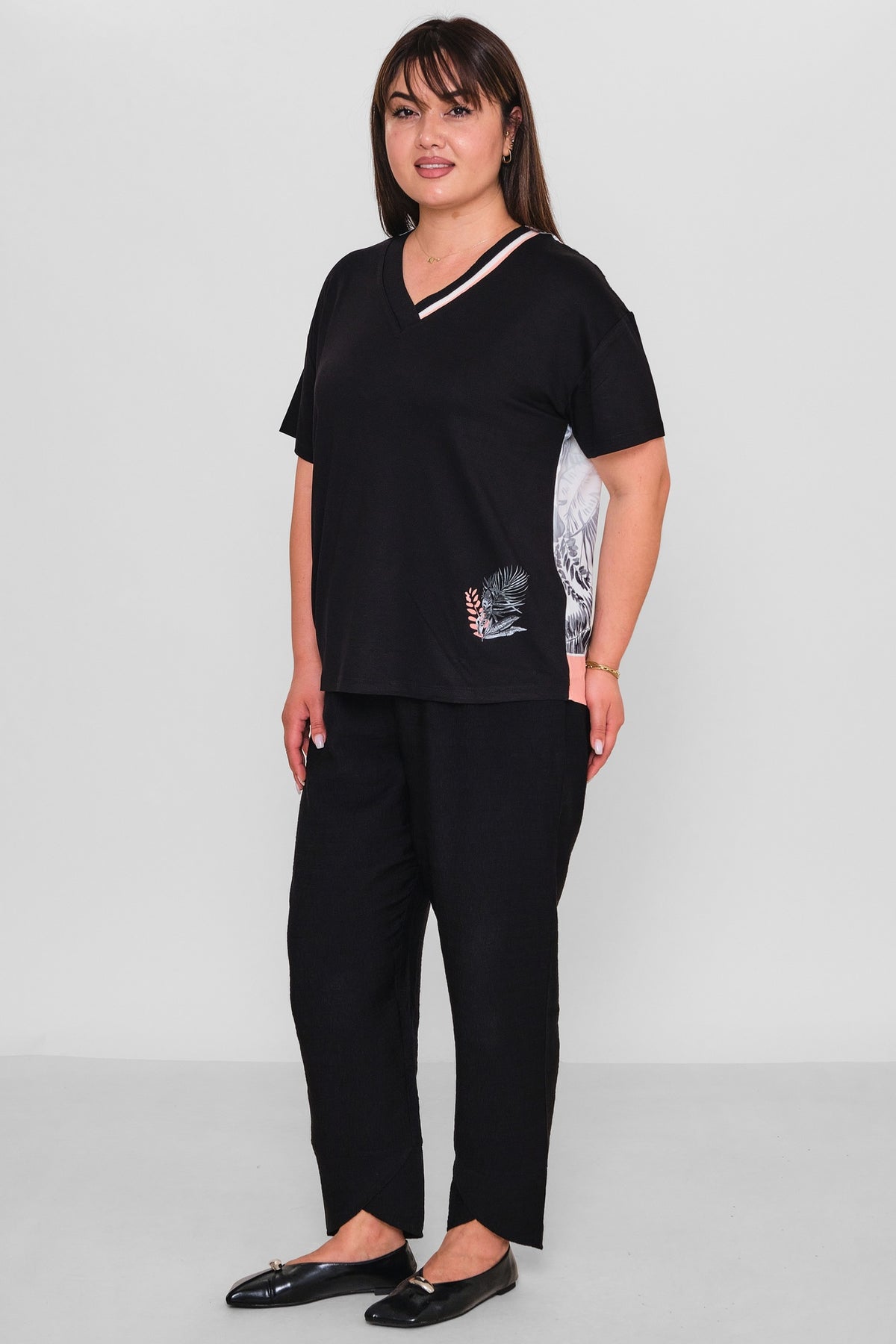 Xlife - Plus Size Blouse (XLF26Y7099) - 8690200189746