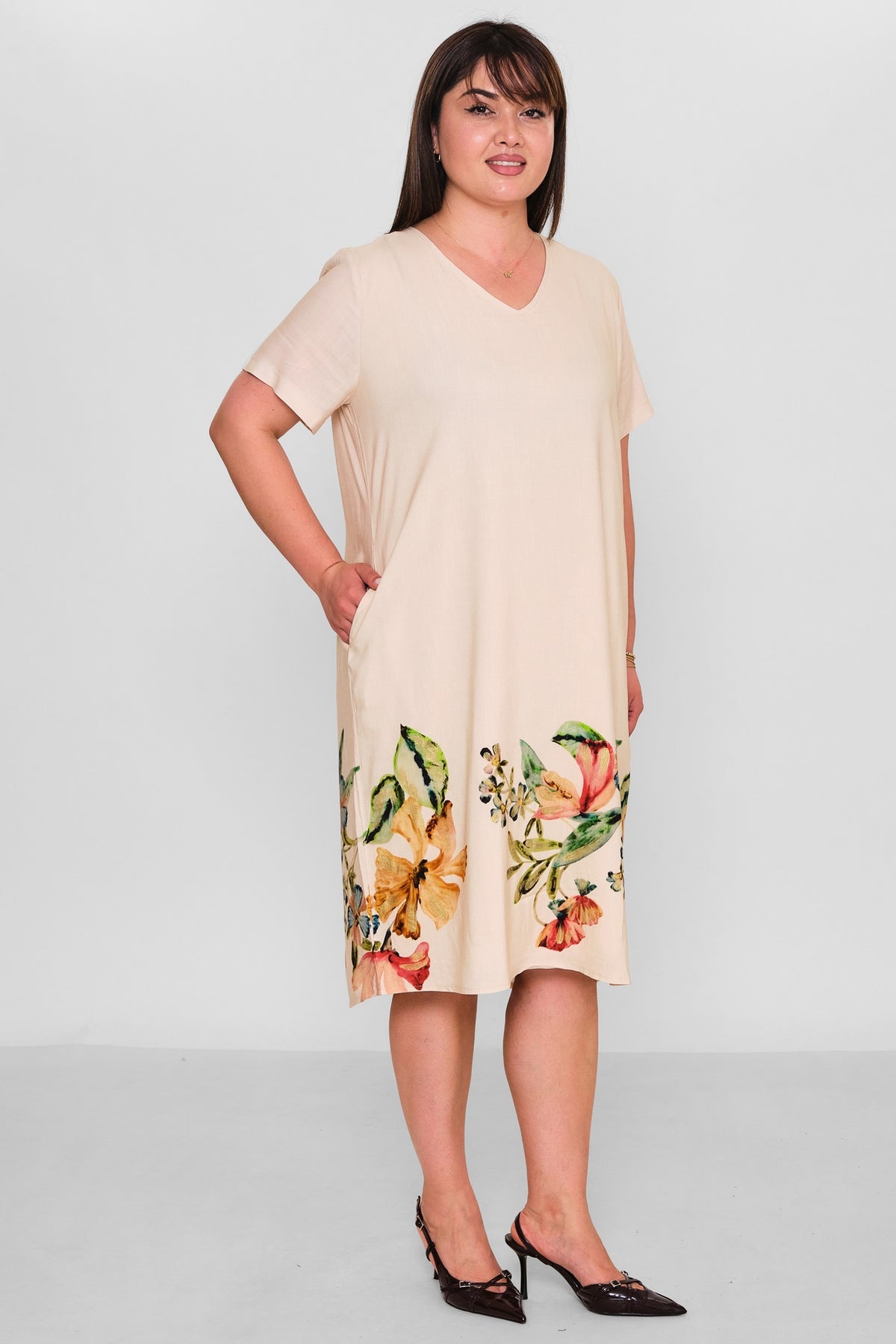 Xlife - Plus Size Dress (XLF26Y7509) - 8690200189784