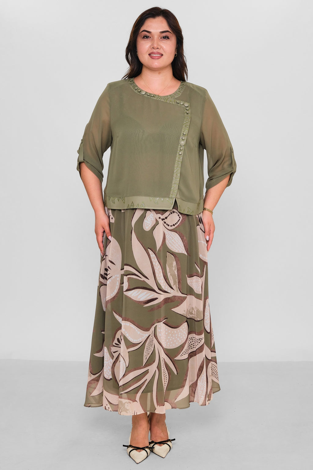 Gumanize - Plus Size Suit (GMZTK442-8049) - 8690200189906