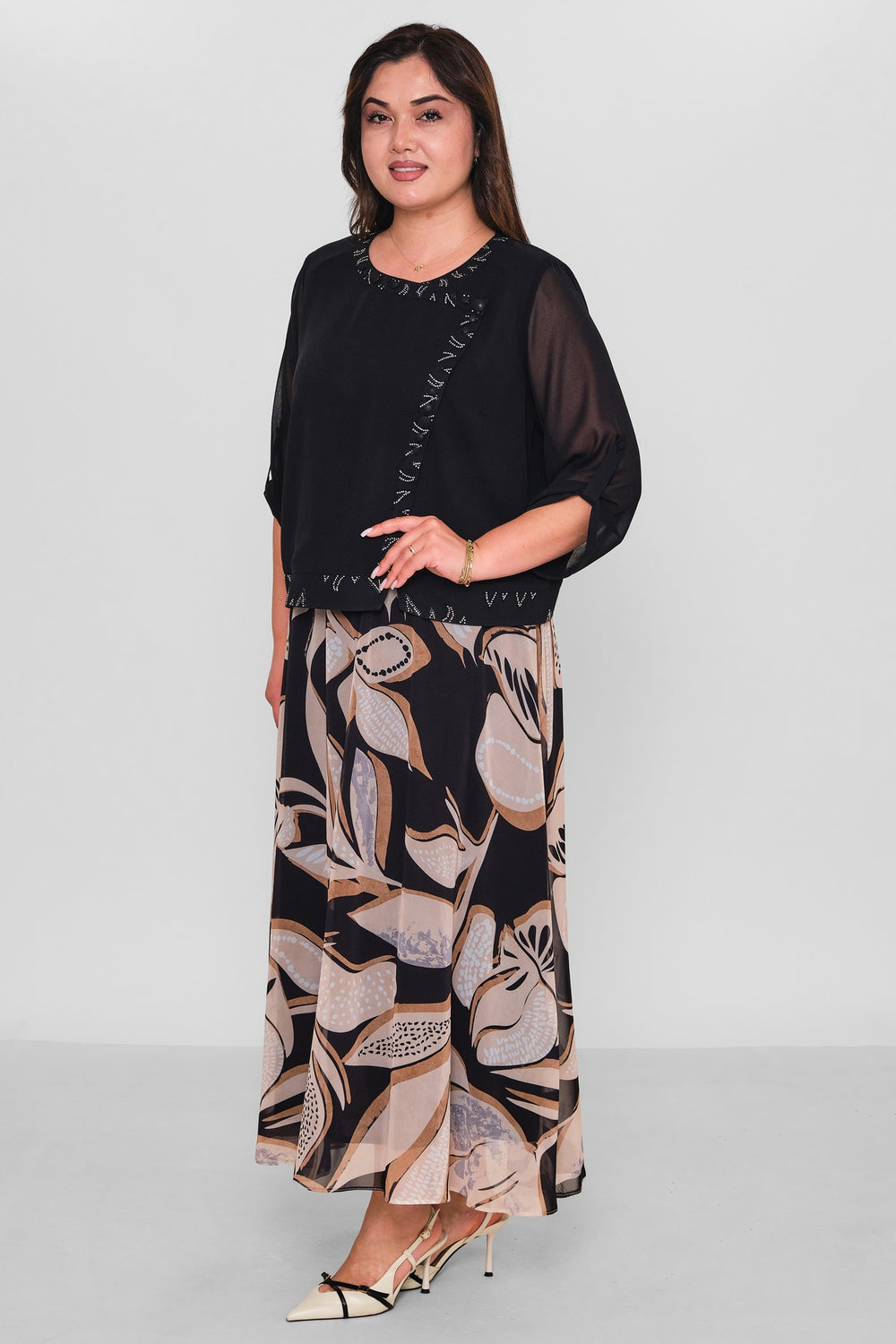 Gumanize - Plus Size Suit (GMZTK442-8049) - 8690200189913