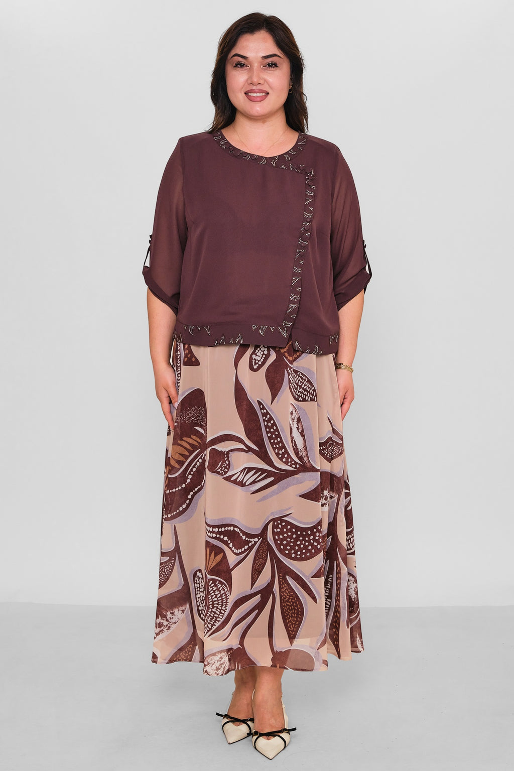 Gumanize - Plus Size Suit (GMZTK442-8049) - 8690200189920