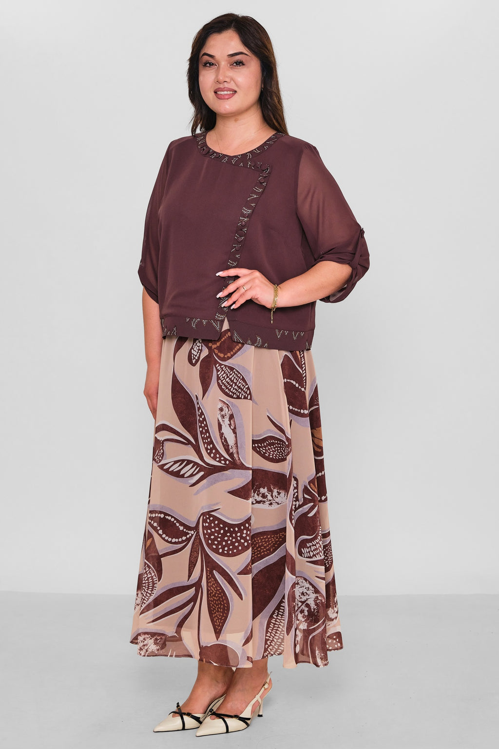 Gumanize - Plus Size Suit (GMZTK442-8049) - 8690200189920