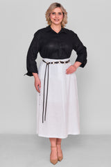 Salkim - Plus Size Skirt (SLK26Y16040BB) - 8690200189944