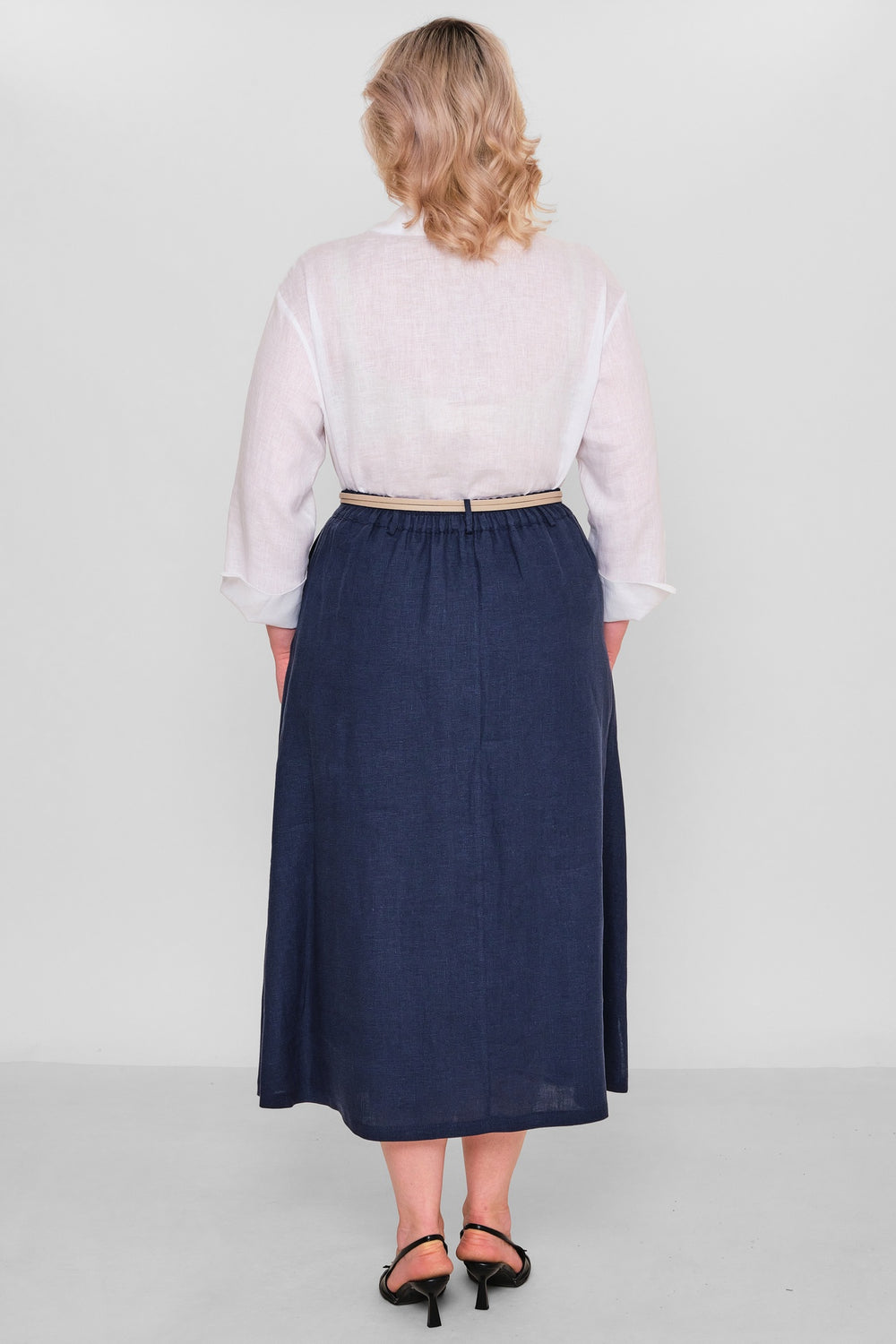 Salkim - Plus Size Skirt (SLK26Y16040BB) - 8690200189951