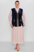 Ksas - Extended Plus Size Waistcoat (KSAS4155-1) - 8690200190094