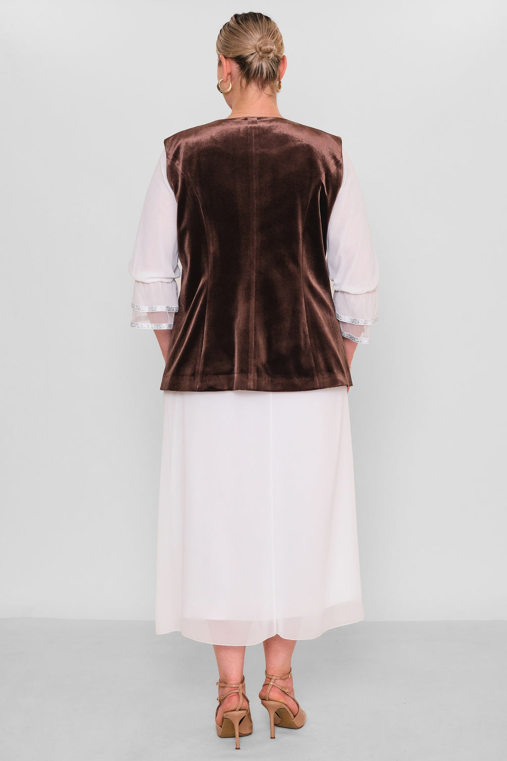 Ksas - Extended Plus Size Waistcoat (KSAS4155-1) - 8690200190100