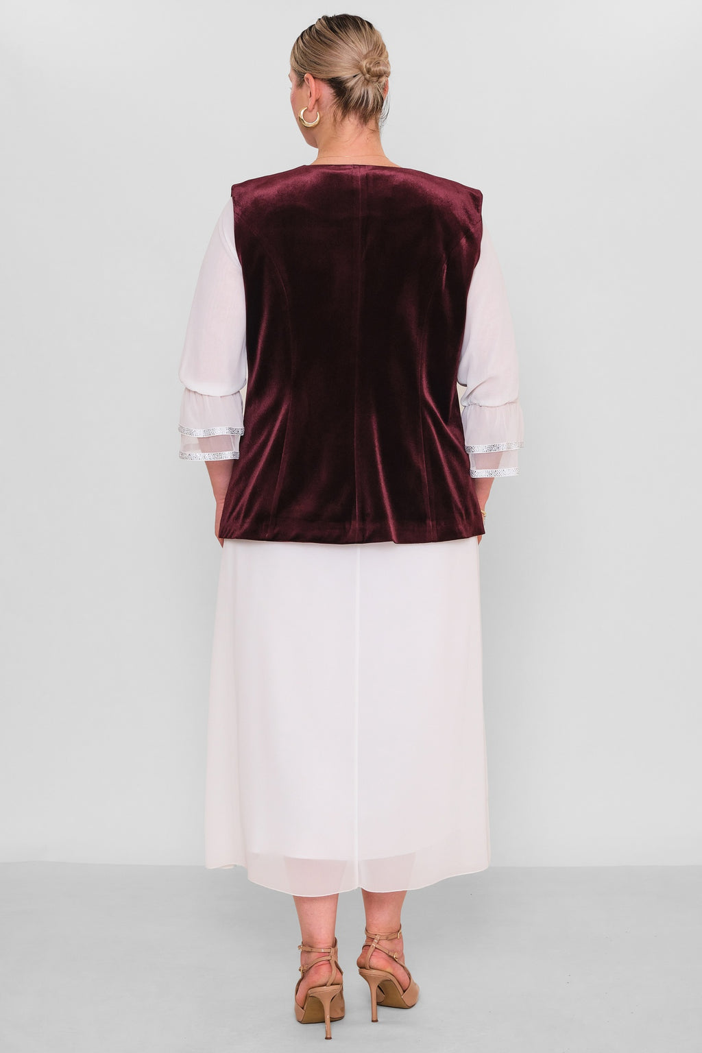 Ksas - Extended Plus Size Waistcoat (KSAS4155-1) - 8690200190117