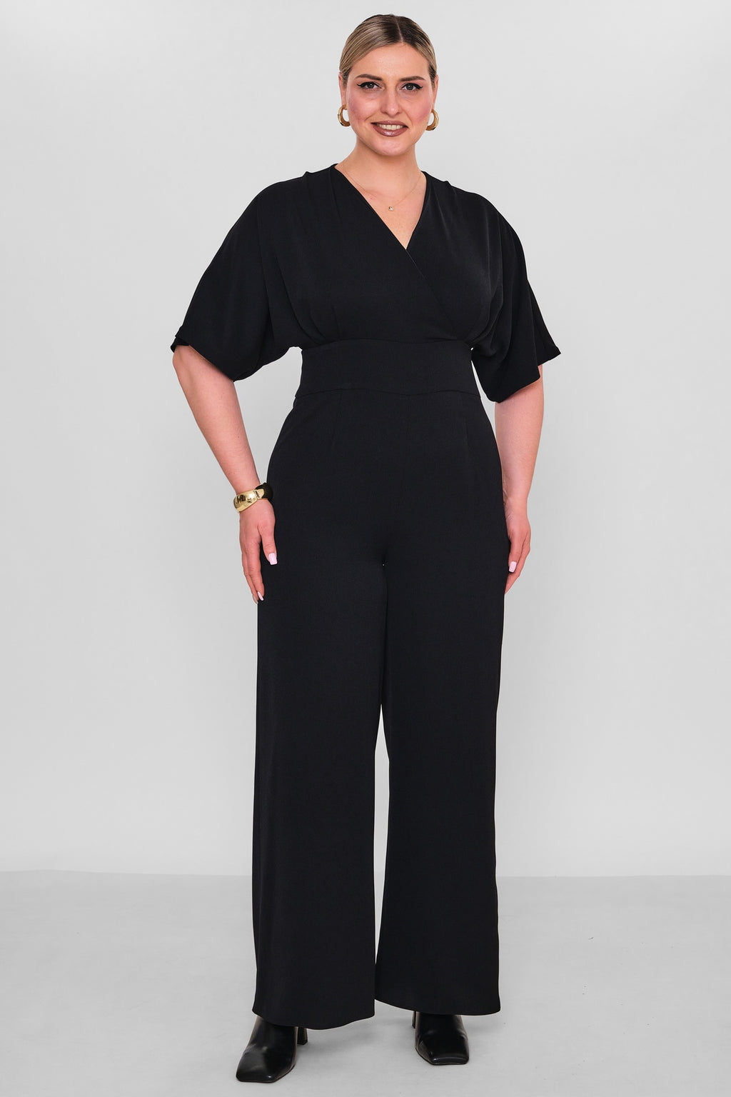 Selen - Plus Size Overalls (SLN26Y141140) - 8690200190360