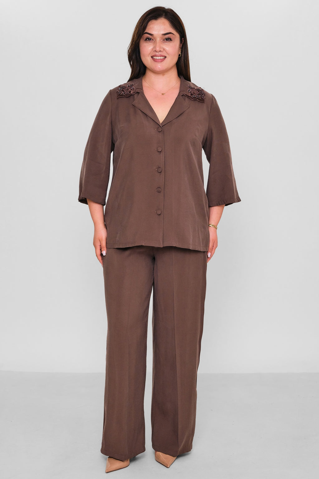 Dress Port - Plus Size Suit (DSP26Y3548) - 8690200190438