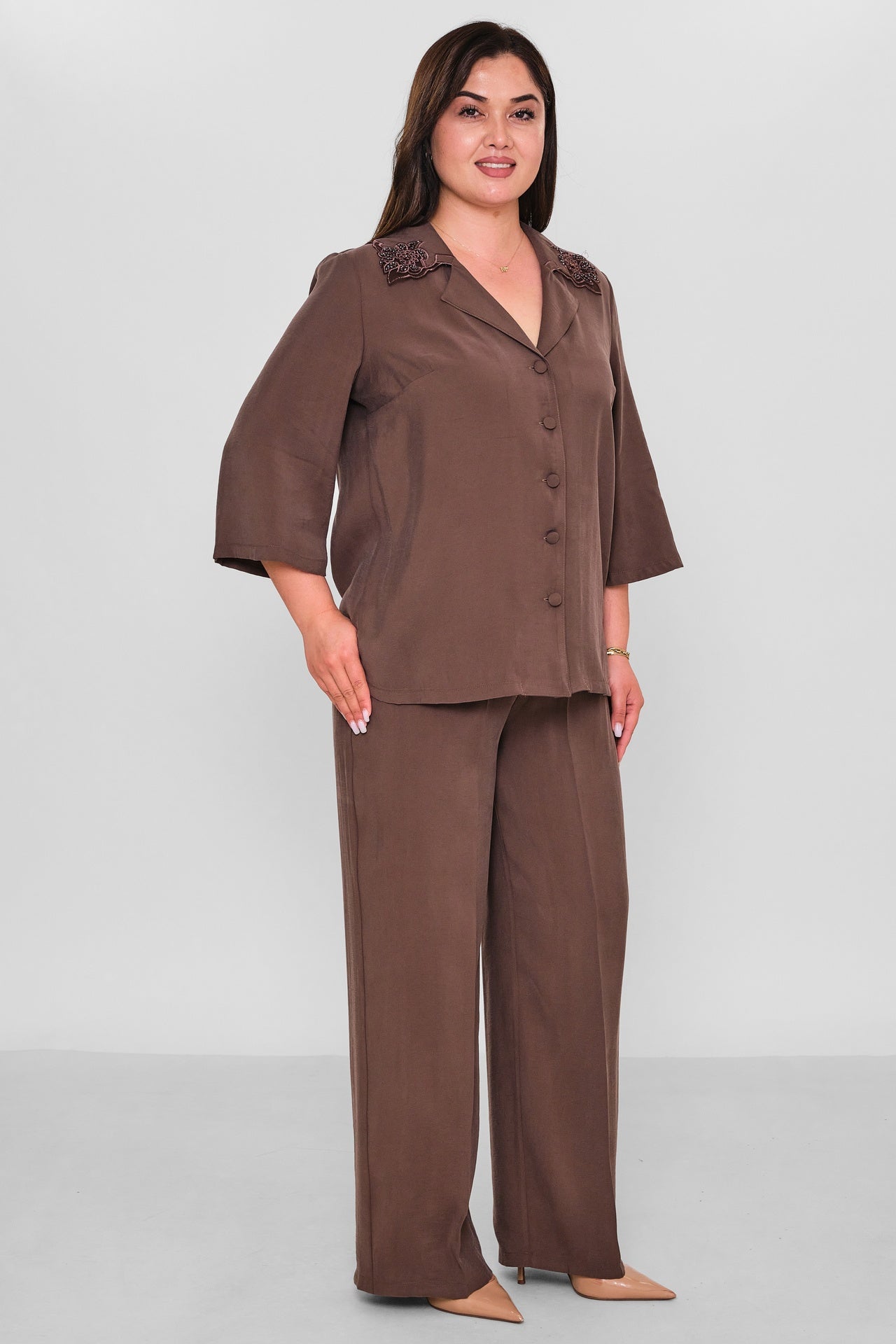Dress Port - Plus Size Suit (DSP26Y3548) - 8690200190438