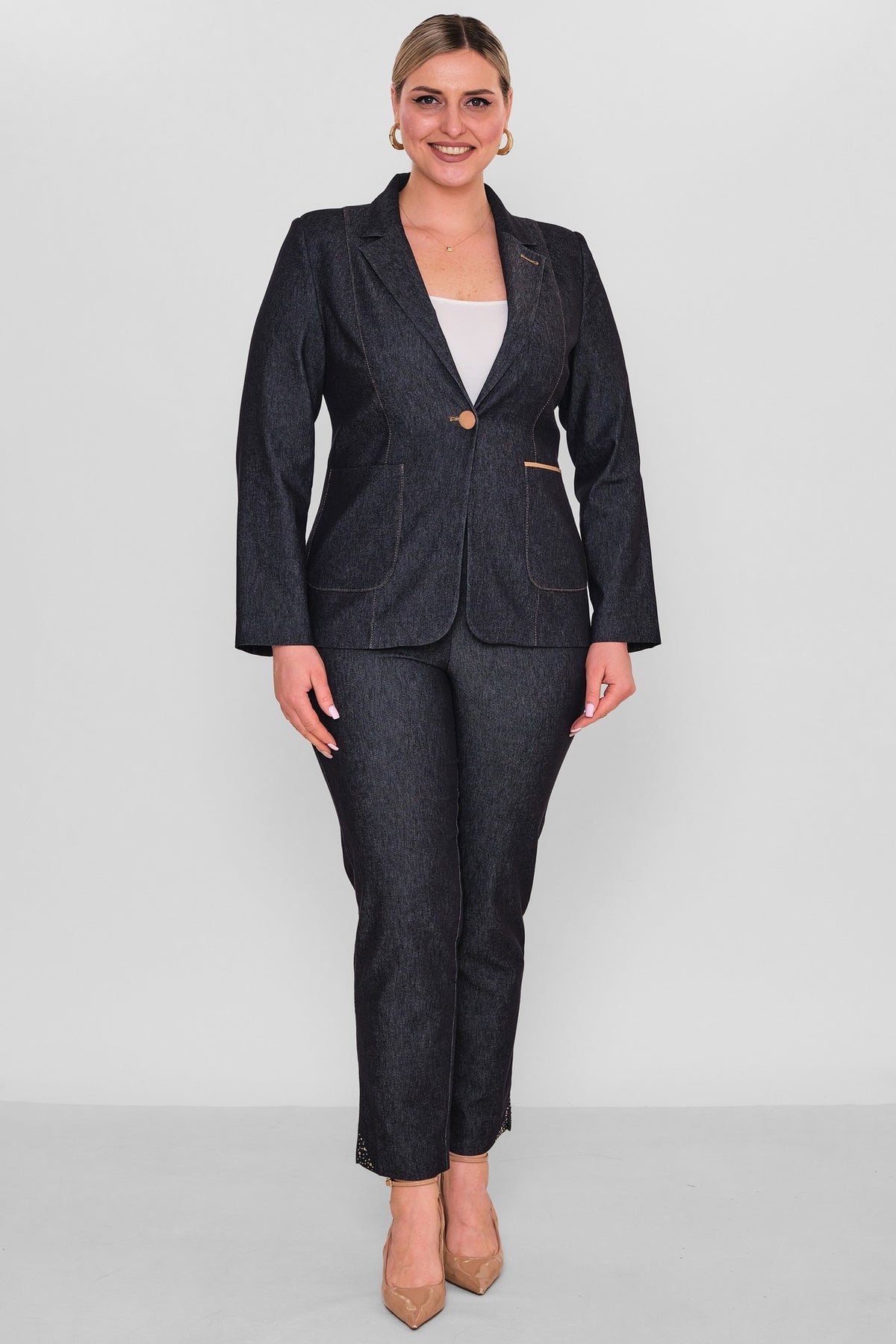 Elitline - Plus Size Jacket (ELT26Y4-34-4001) - 8690200190490