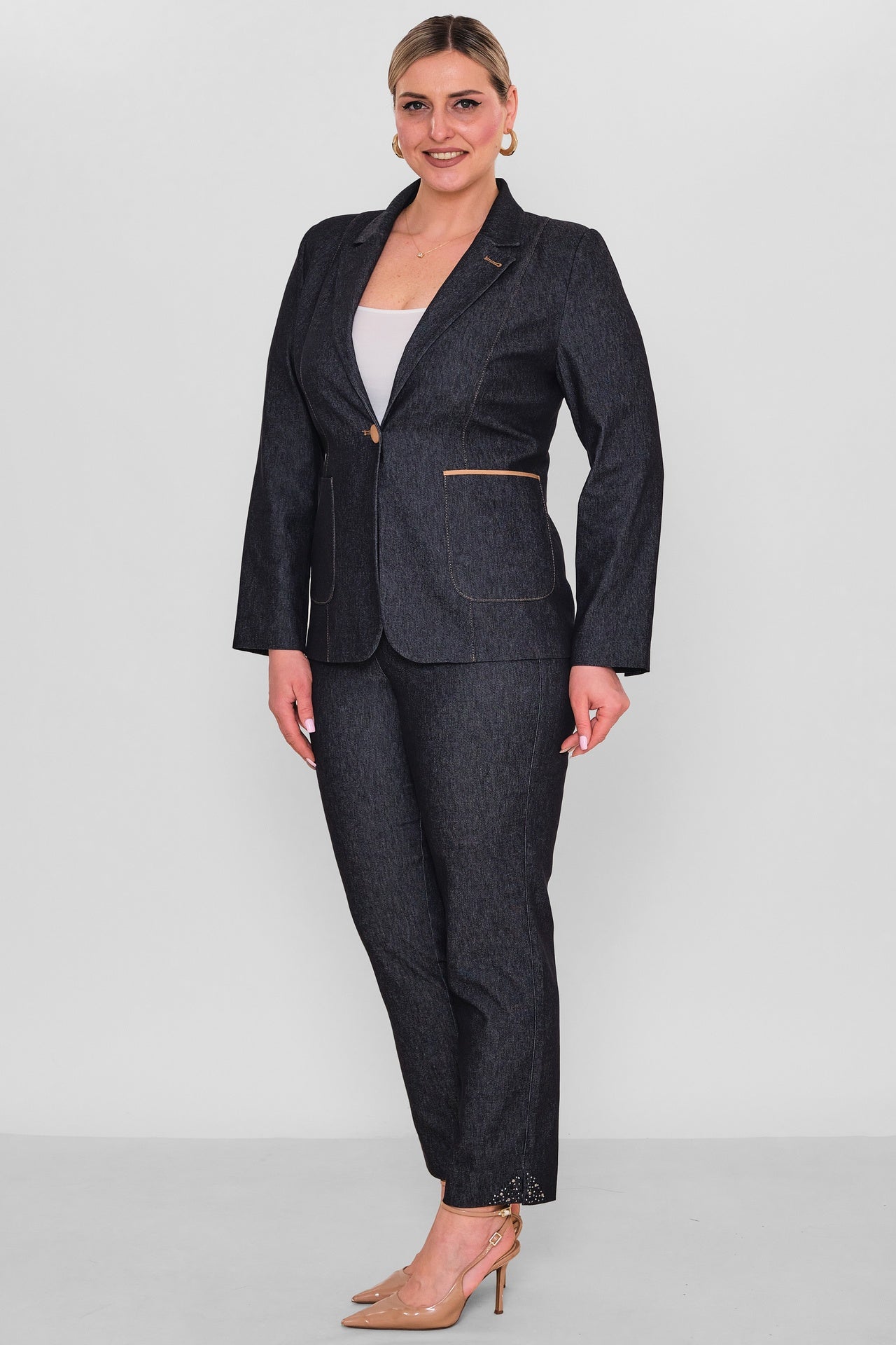 Elitline - Plus Size Jacket (ELT26Y4-34-4001) - 8690200190490