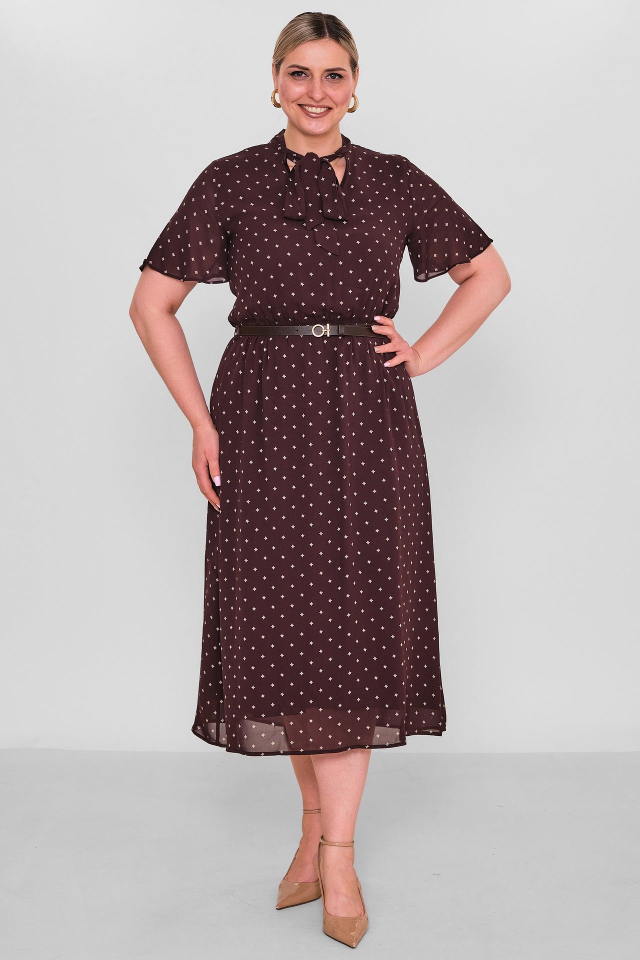 Revaro - Plus Size Dress (RVR26YBS-2706) - 8690200190896
