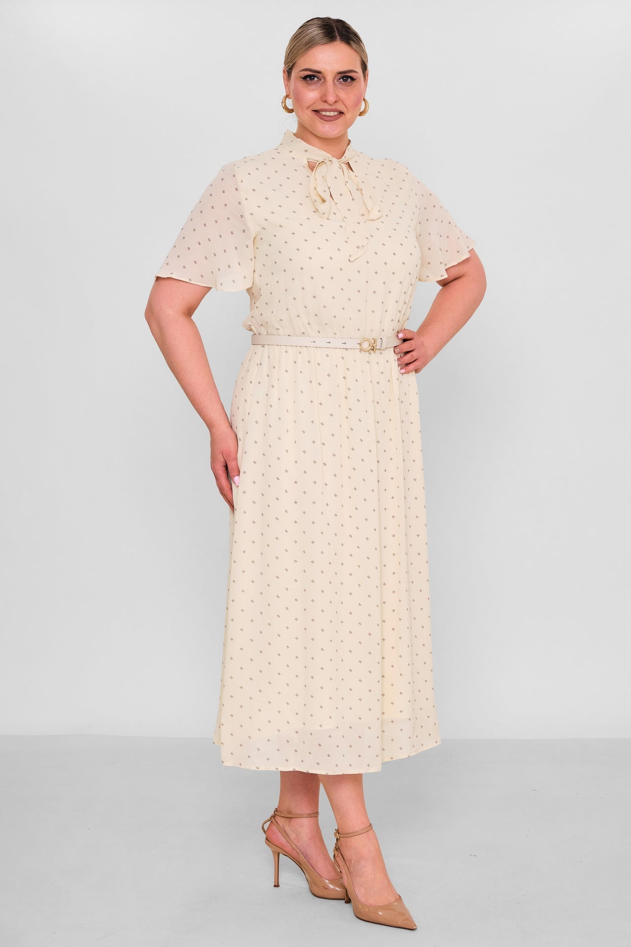 Revaro - Plus Size Dress (RVR26YBS-2706) - 8690200190902
