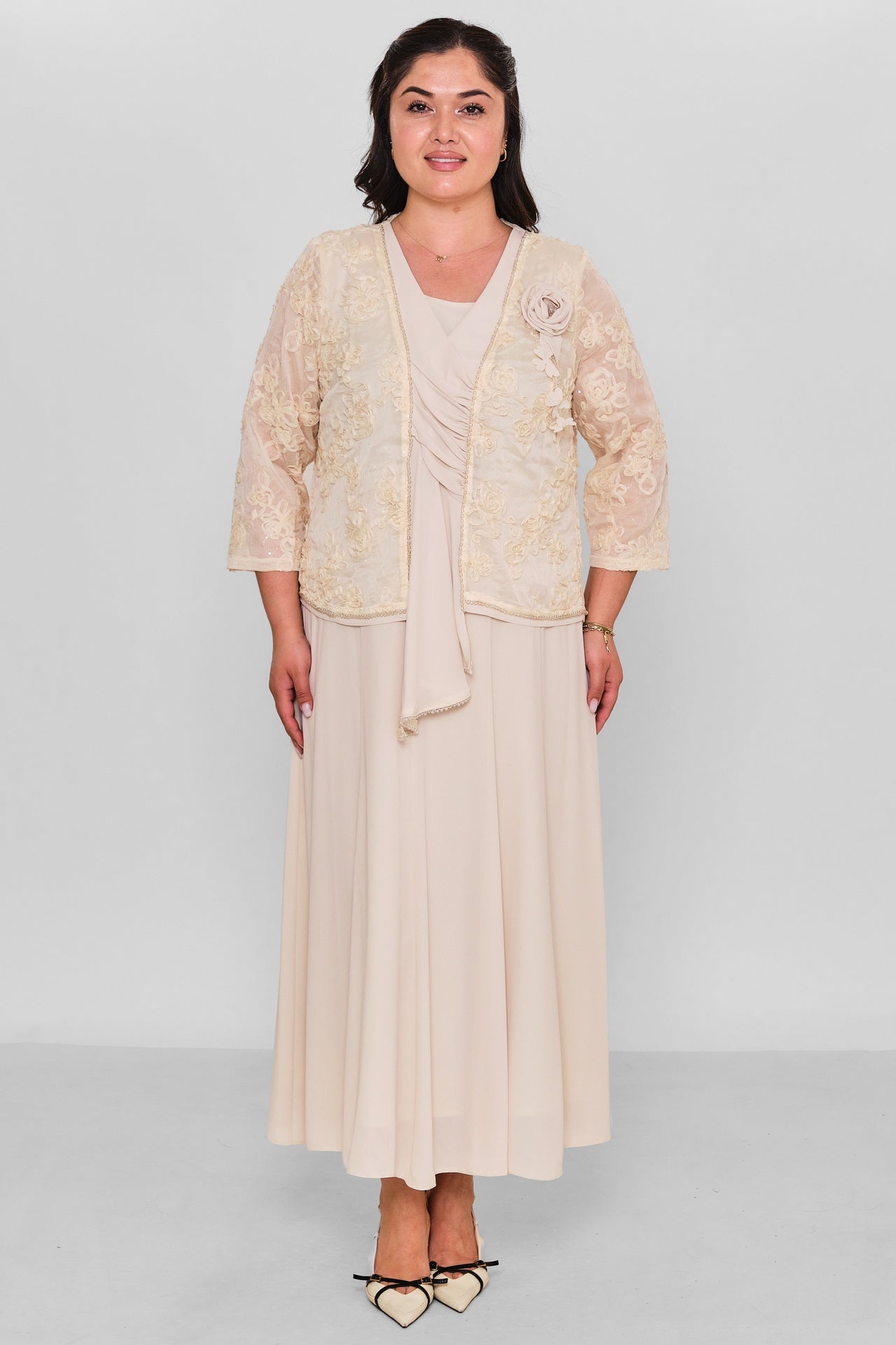 Gumanize - Plus Size Dress (GMZ2026-510-8227) - 8690200190919