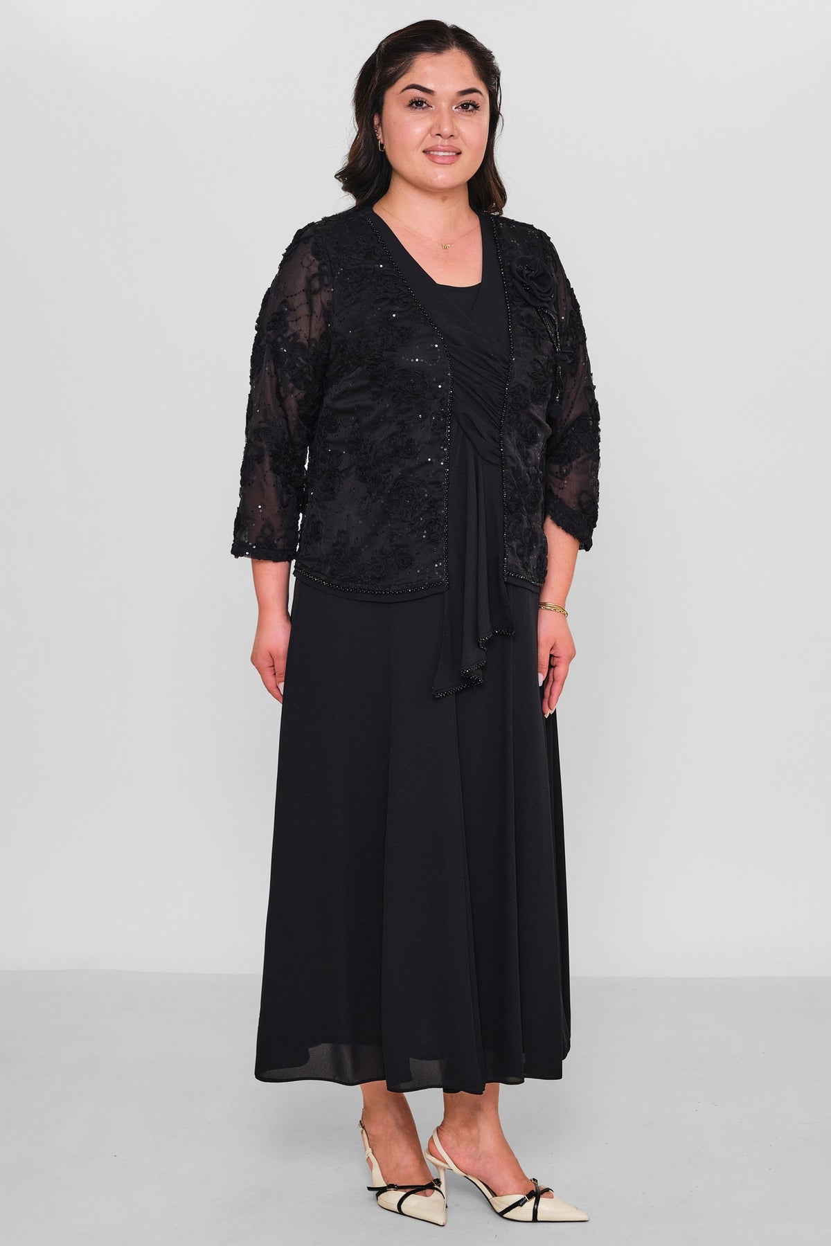 Gumanize - Plus Size Dress (GMZ2026-510-8227) - 8690200190926