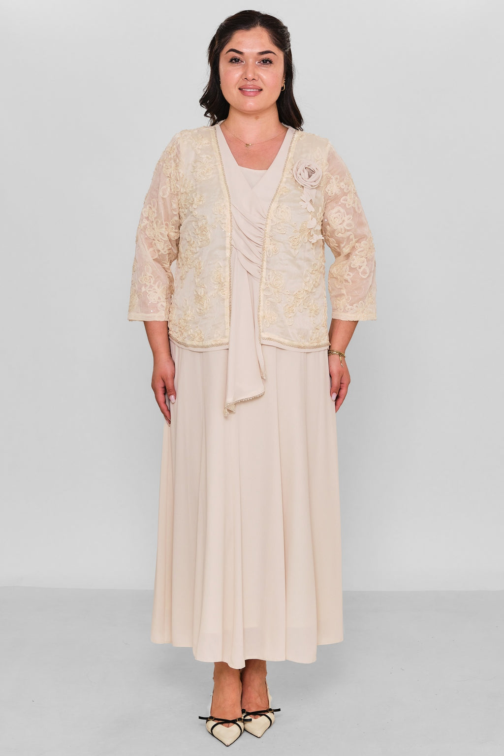 Gumanize - Extended Plus Size Dress (GMZ2026-935-8227) - 8690200190933