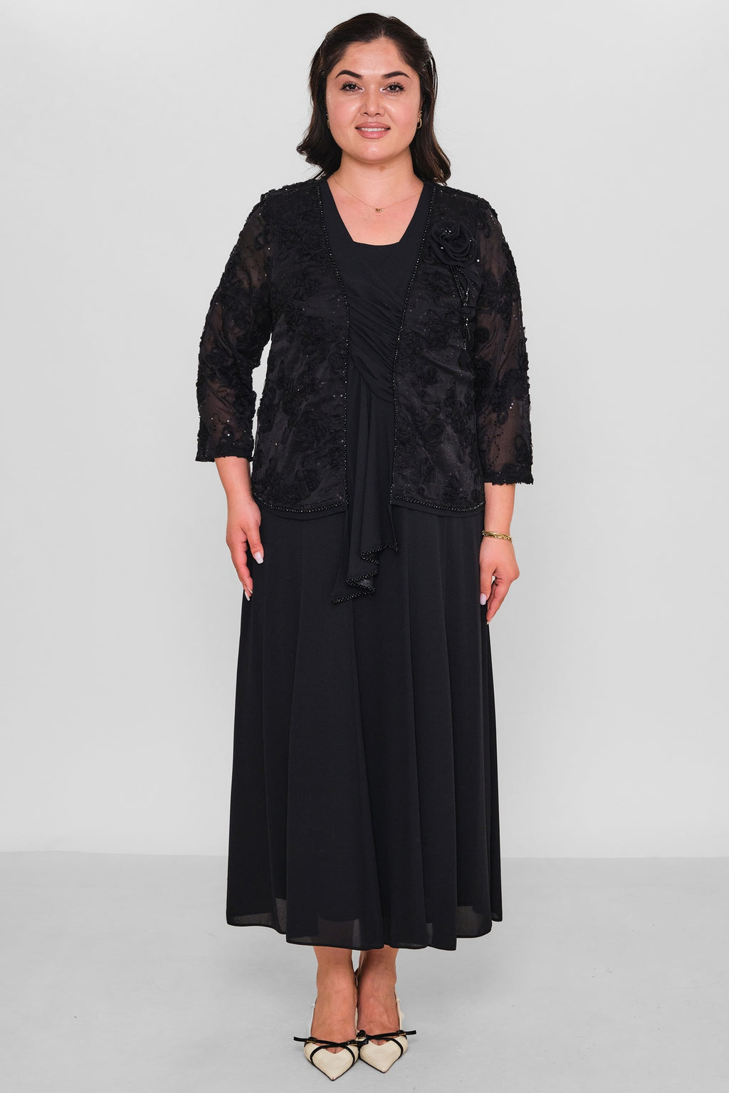 Gumanize - Extended Plus Size Dress (GMZ2026-935-8227) - 8690200190940