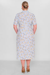 Laluce - Plus Size Dress (L2.Y26.ELB.2E696) - 8690200191206