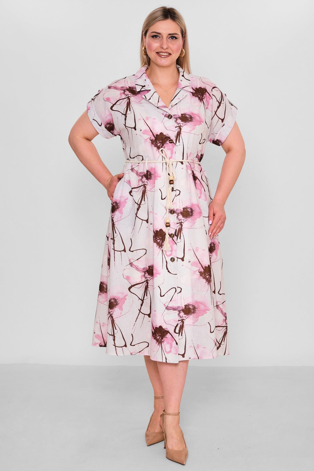 Quinto - Plus Size Dress (QNT26Y10007) - 8690200191442