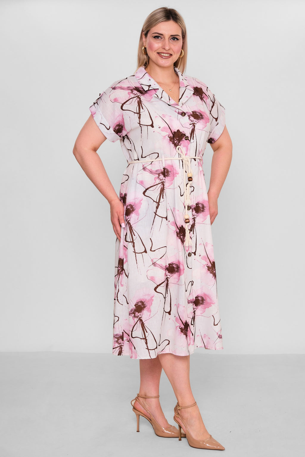 Quinto - Plus Size Dress (QNT26Y10007) - 8690200191442