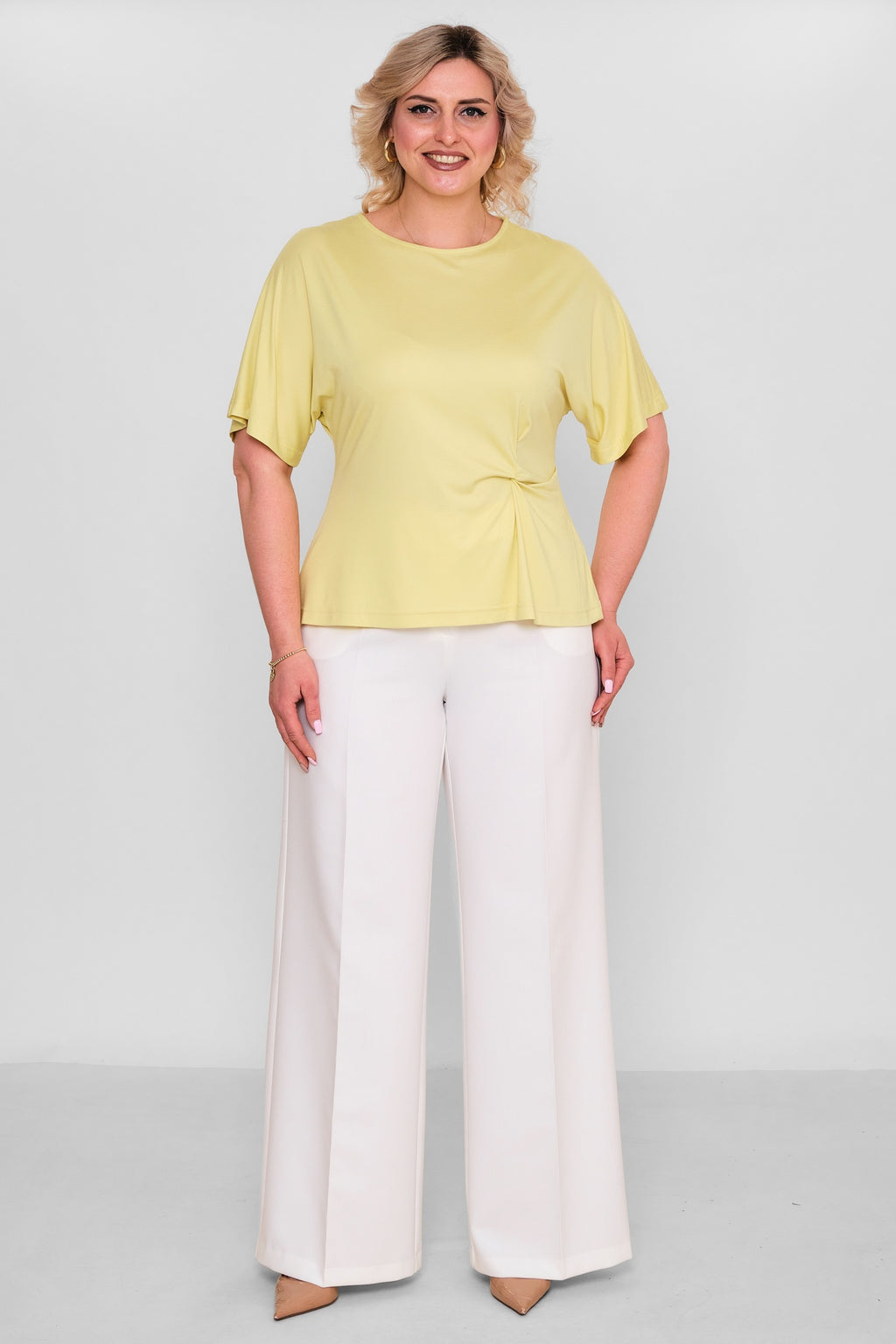 Laluce - Plus Size Blouse (L2.Y26.BLZ.2B207) - 8690200191589