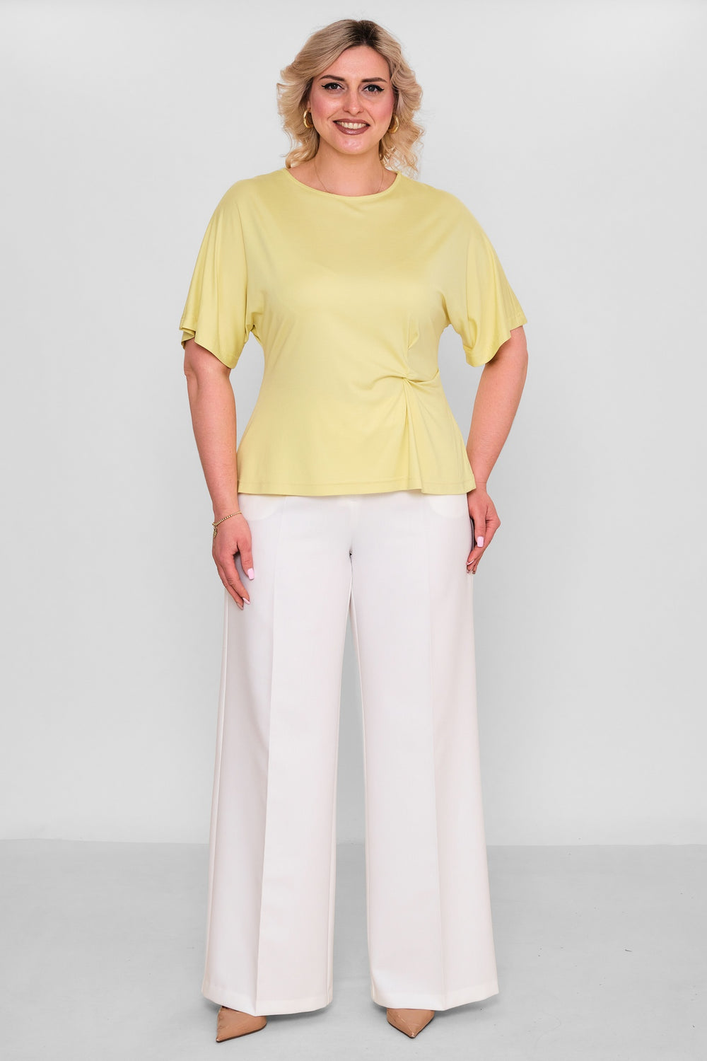 Laluce - Plus Size Blouse (L2.Y26.BLZ.2B207) - 8690200191589