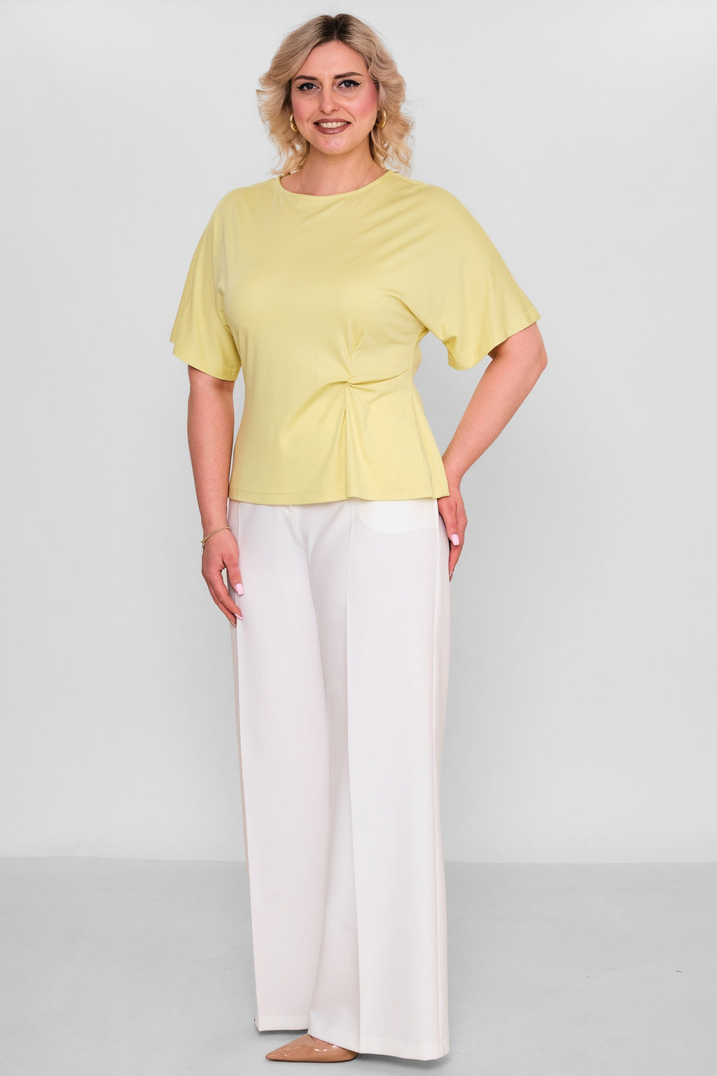 Laluce - Plus Size Blouse (L2.Y26.BLZ.2B207) - 8690200191589
