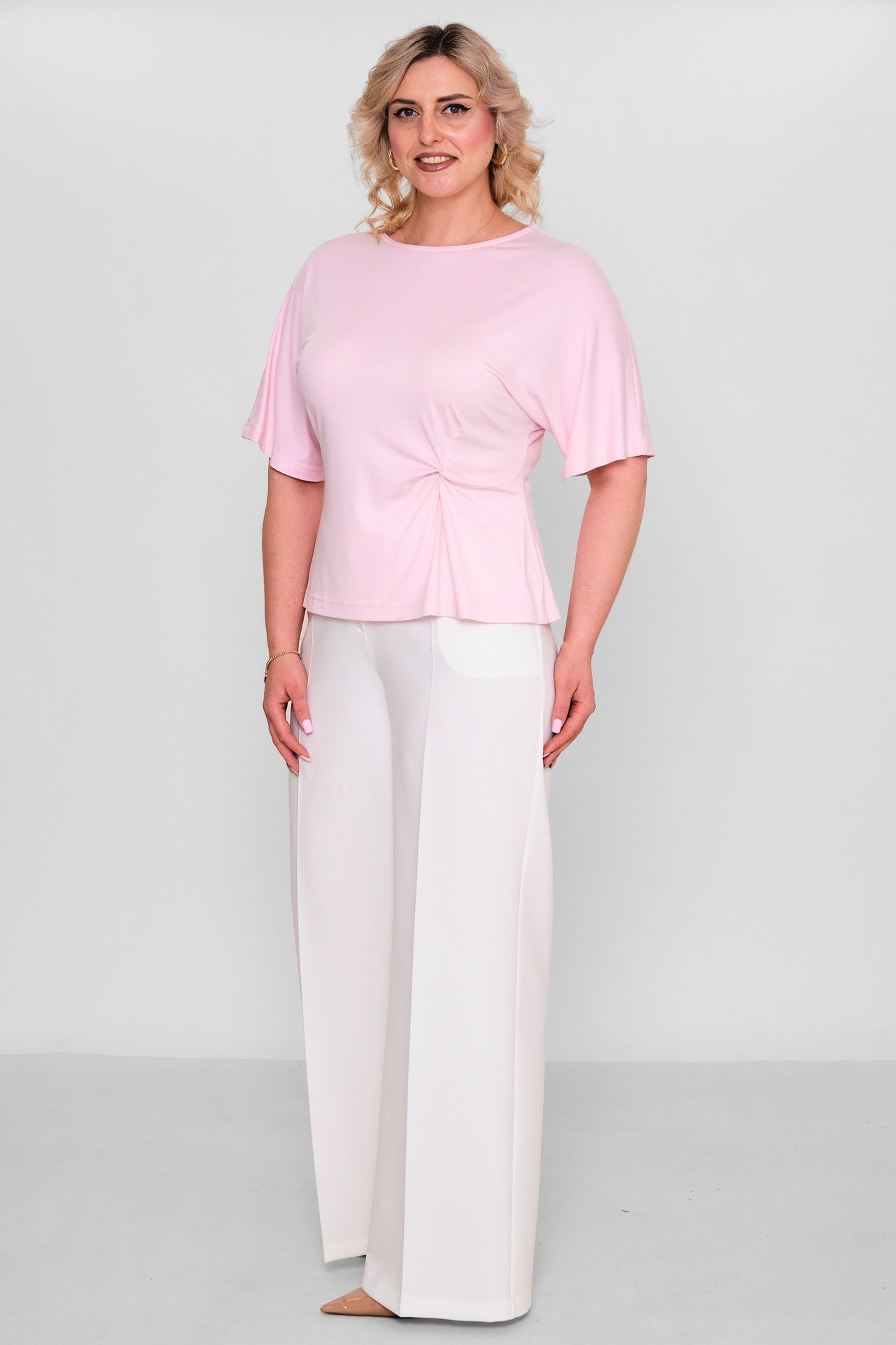 Laluce - Plus Size Blouse (L2.Y26.BLZ.2B207) - 8690200191596