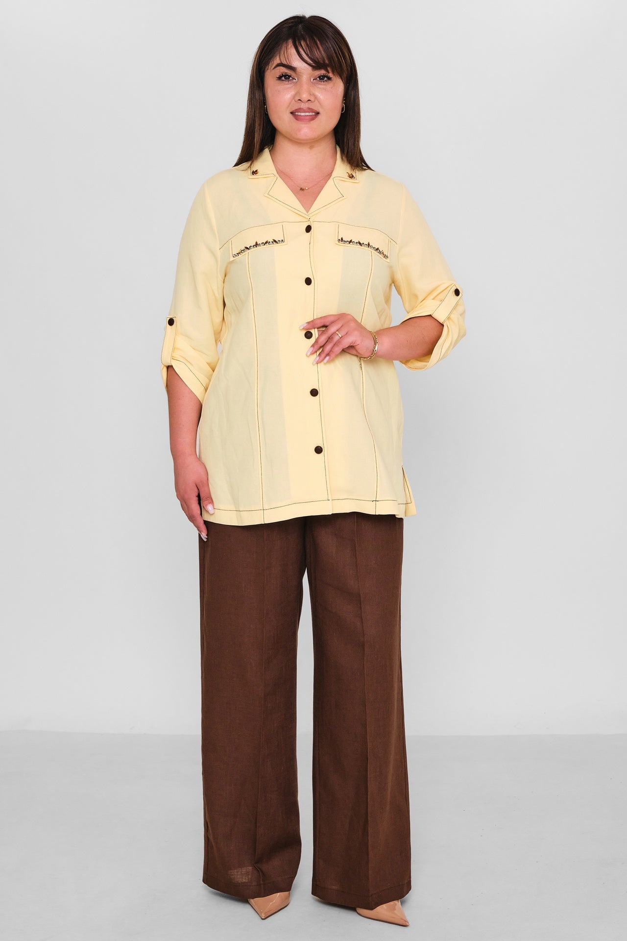 Dress Port - Plus Size Suit (DSP26Y3566) - 8690200192166