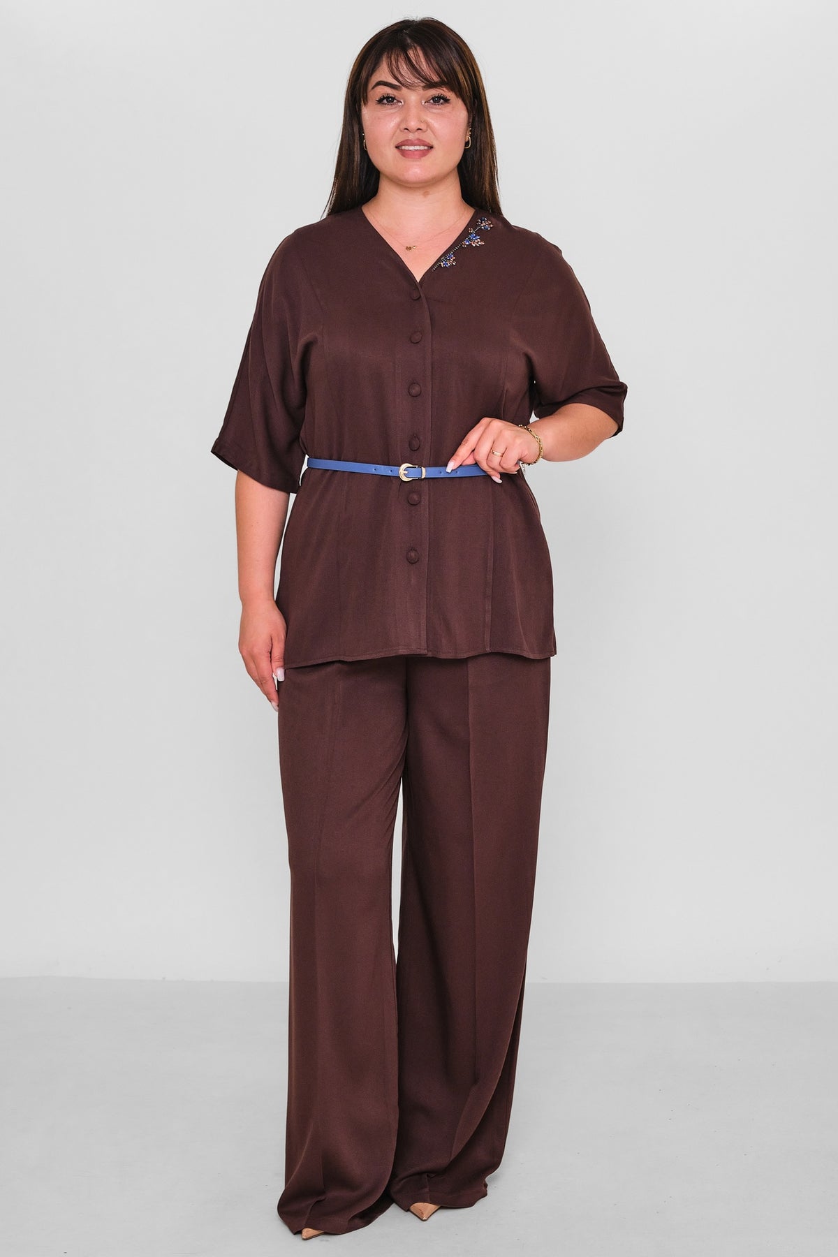 Dress Port - Plus Size Suit (DSP26Y3577) - 8690200192180