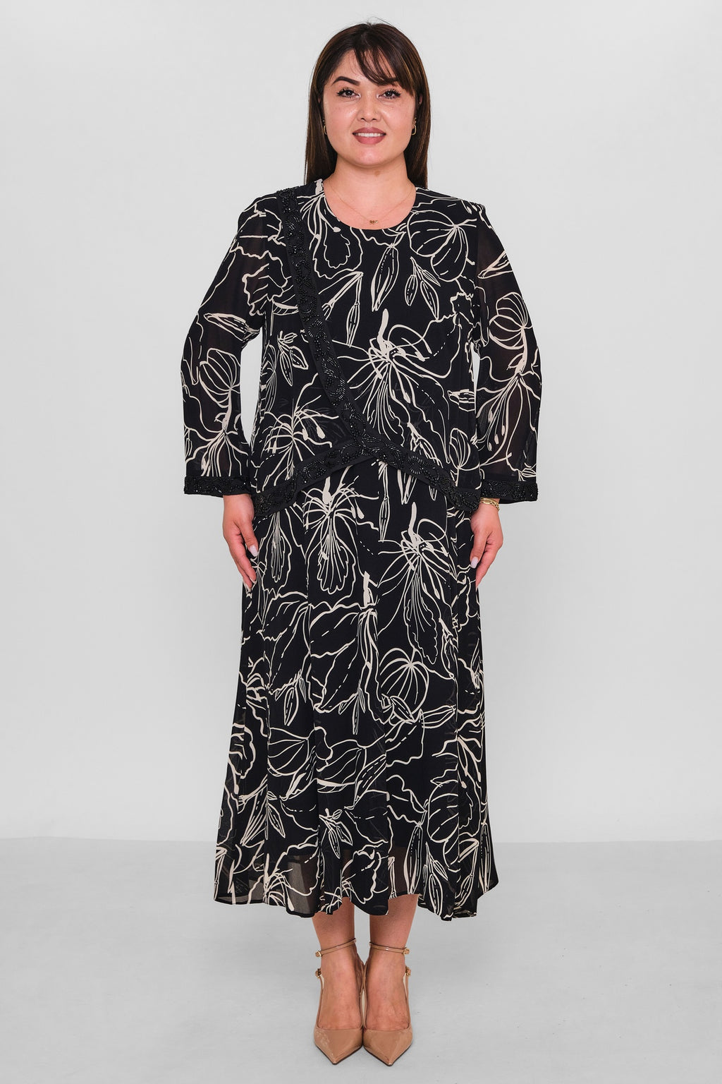 Gumanize - Plus Size Dress (GMZ2026-877-8108) - 8690200192333