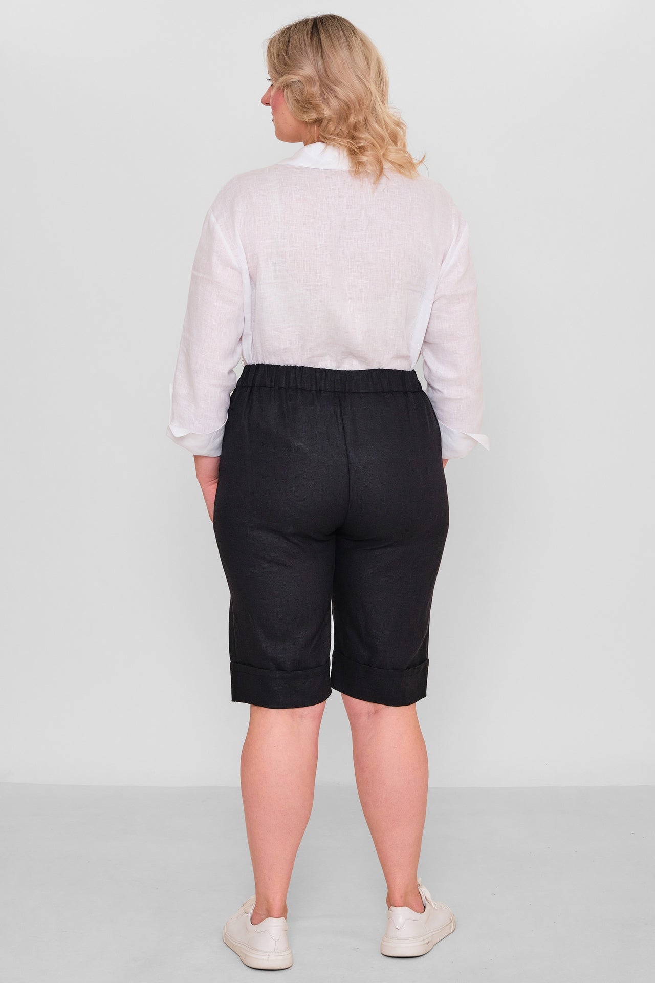Salkim - Plus Size Shorts (SLK26Y56361BB) - 8690200192524
