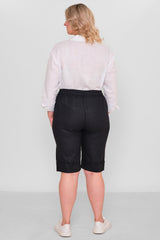 Salkim - Plus Size Shorts (SLK26Y56361BB) - 8690200192524