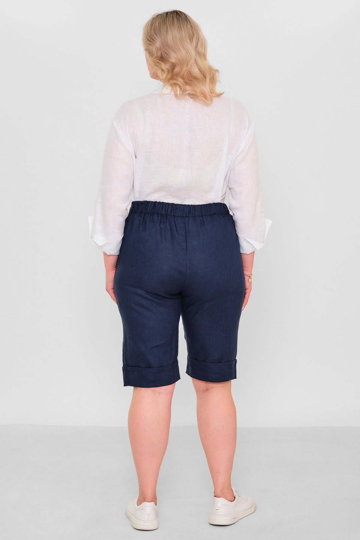 Salkim - Plus Size Shorts (SLK26Y56361BB) - 8690200192531