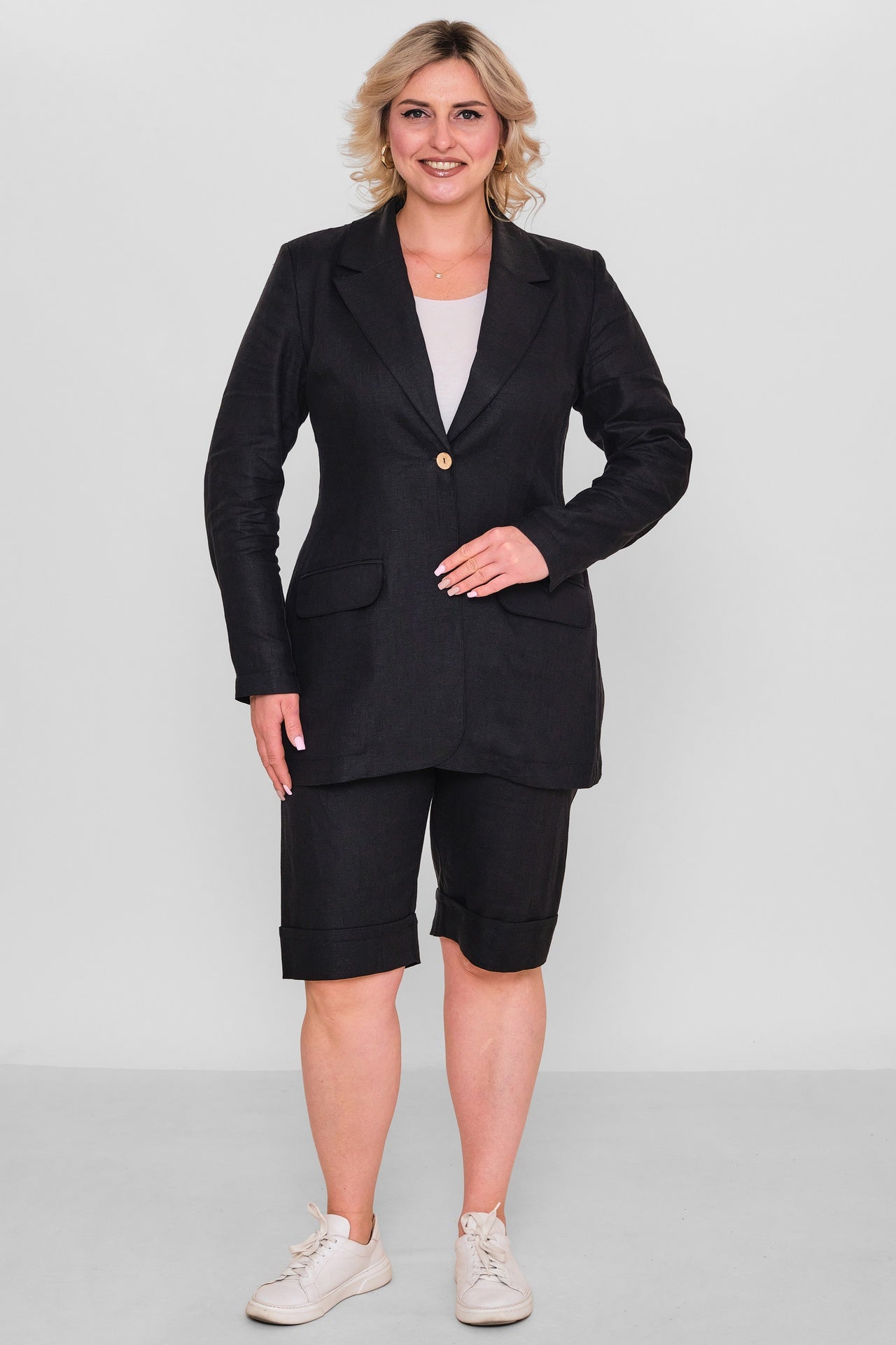 Salkim - Plus Size Jacket (SLK26Y46361BB) - 8690200192562