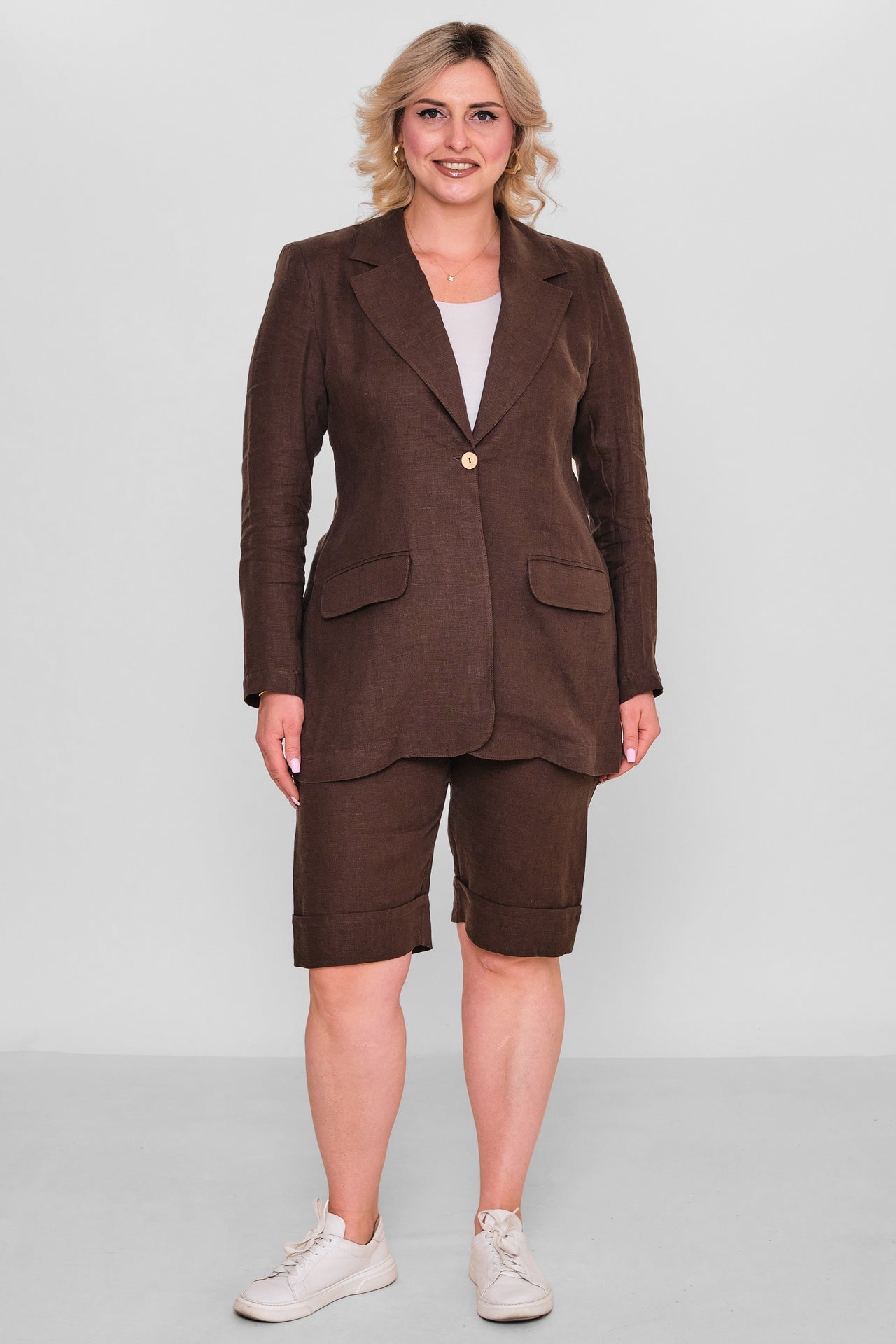 Salkim - Plus Size Jacket (SLK26Y46361BB) - 8690200192586