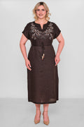 Laluce - Plus Size Dress (L2.Y26.ELB.2E693) - 8690200192852