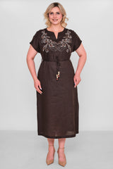 Laluce - Plus Size Dress (L2.Y26.ELB.2E693) - 8690200192852