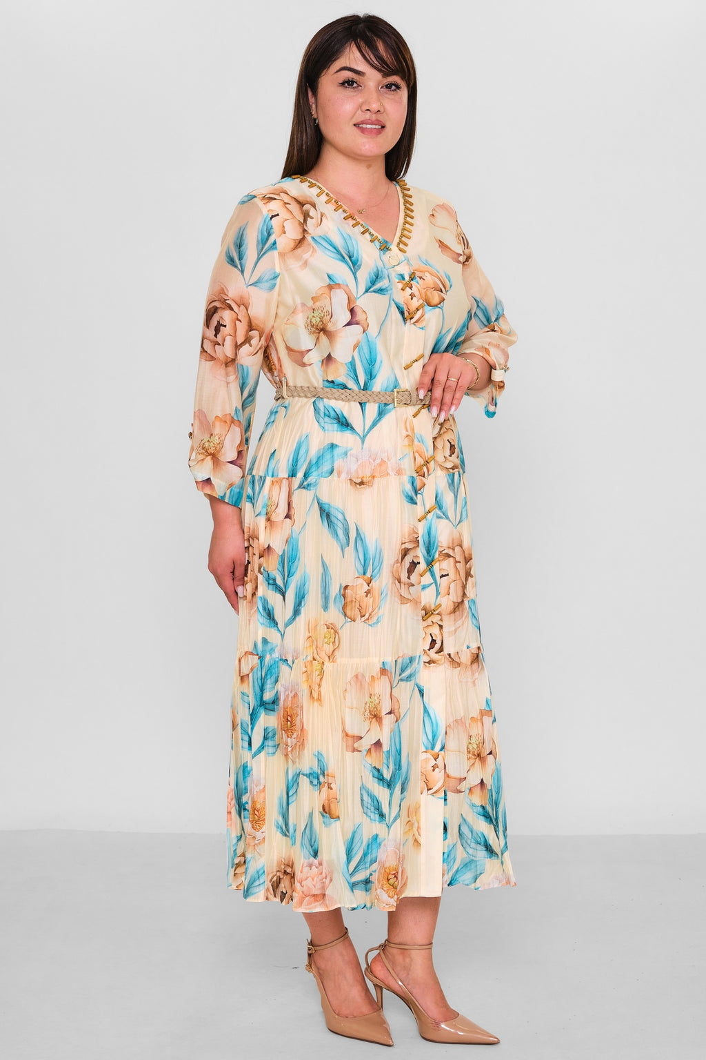 Gumanize - Plus Size Dress (GMZ2026-908-8315) - 8690200192906