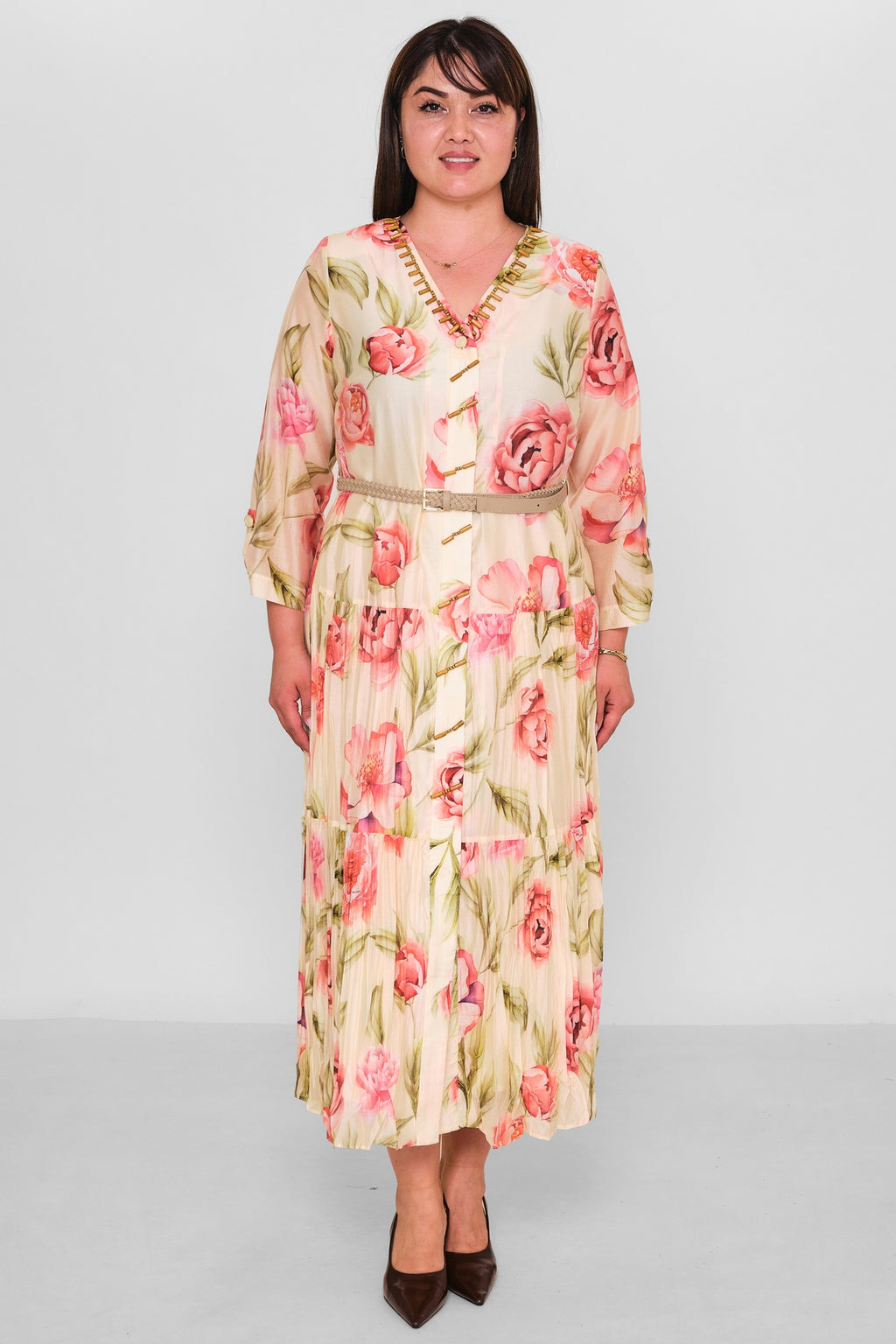 Gumanize - Plus Size Dress (GMZ2026-908-8315) - 8690200192913