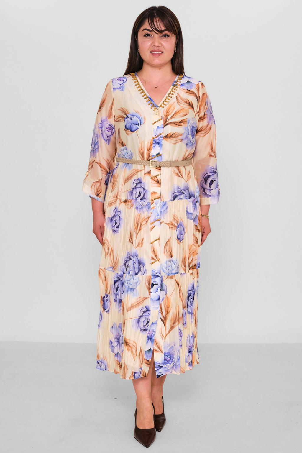 Gumanize - Plus Size Dress (GMZ2026-908-8315) - 8690200192920