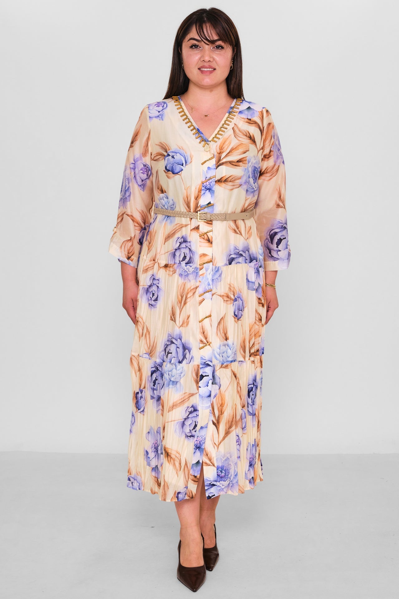 Gumanize - Plus Size Dress (GMZ2026-908-8315) - 8690200192920