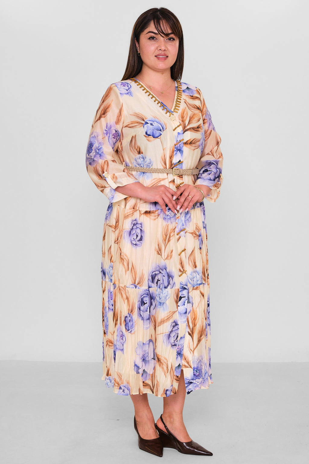 Gumanize - Plus Size Dress (GMZ2026-908-8315) - 8690200192920