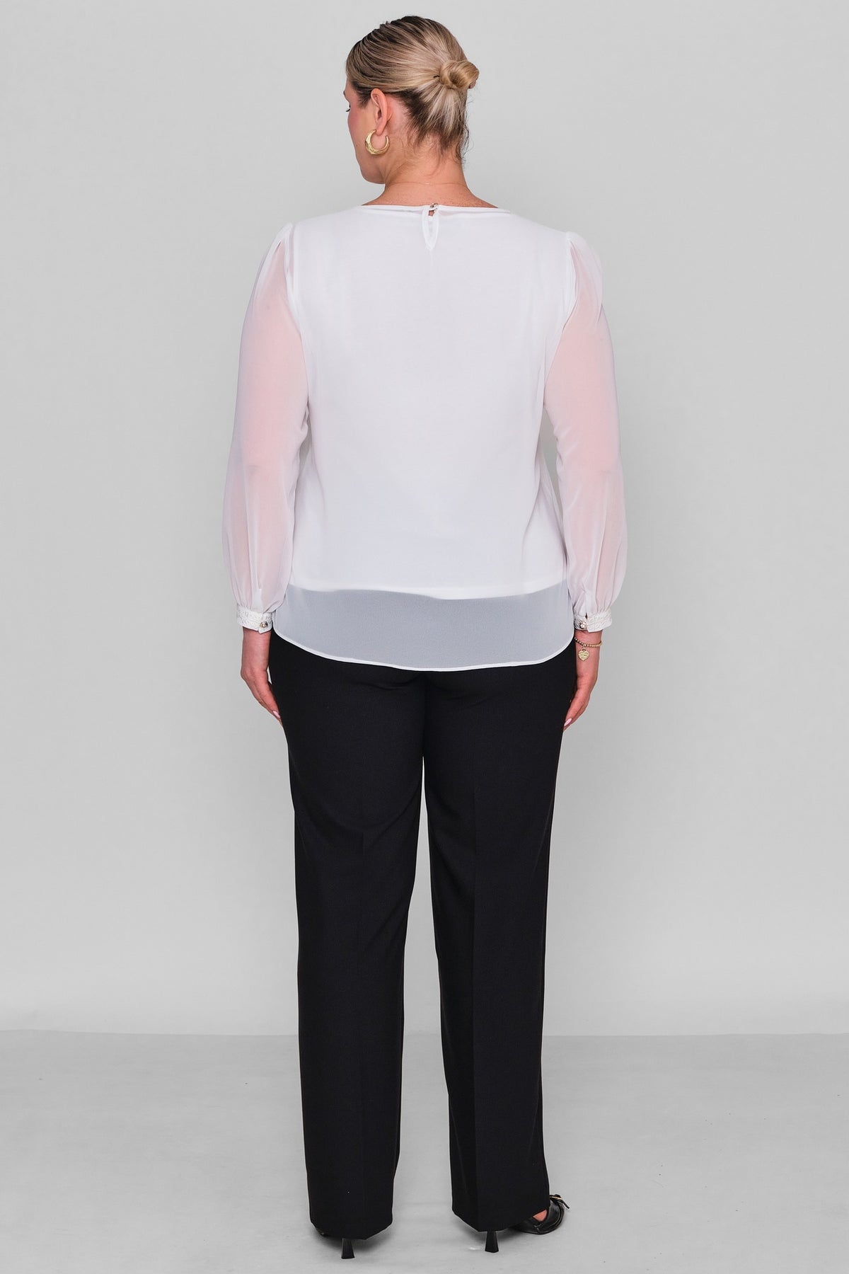 Ksas - Plus Size Blouse (KSAS13705) - 8690200193316