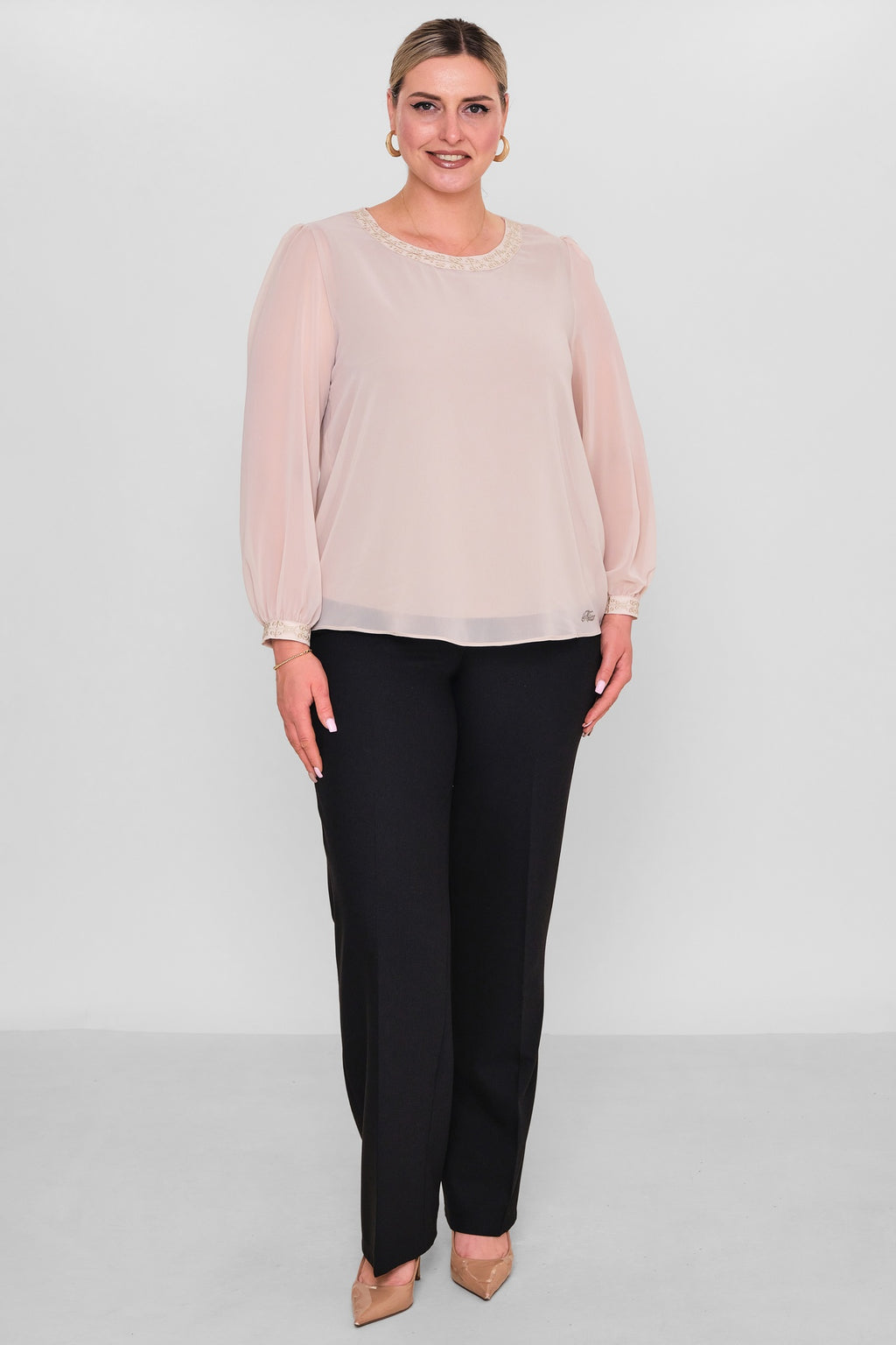 Ksas - Plus Size Blouse (KSAS13705) - 8690200193323