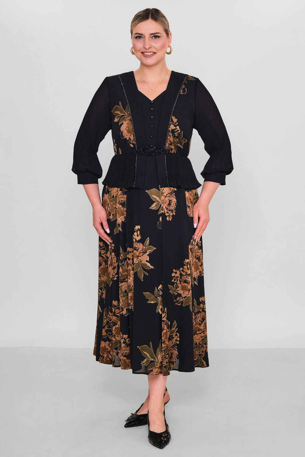 Gumanize - Plus Size Dress (GMZ2026-298-7931) - 8690200193453