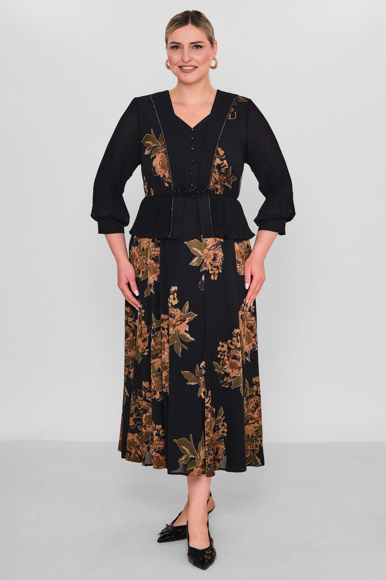 Gumanize - Plus Size Dress (GMZ2026-298-7931) - 8690200193453